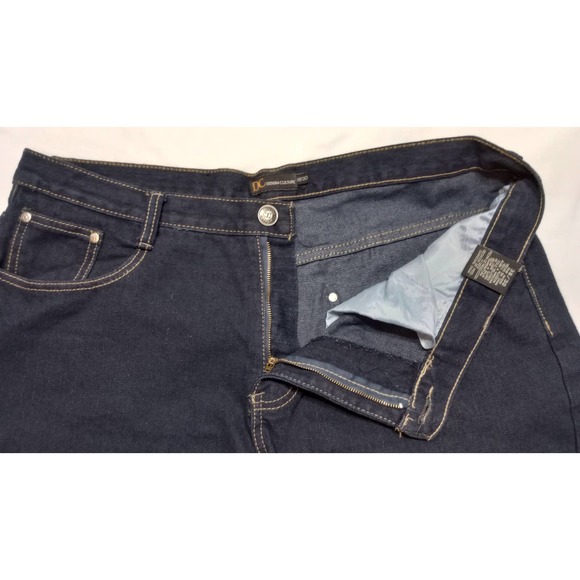 Denim Culture 38x30 dark wash men's jeans midrise straight leg 100% cotton 38 - Picture 3 of 10